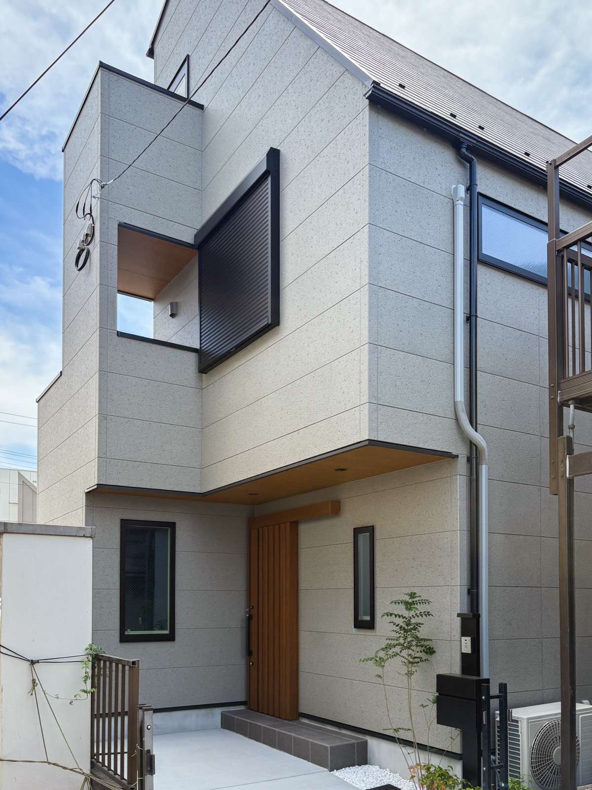 足立区大谷田5丁目の新築住宅｜木造3階建ての外観